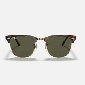 Clubmaster classic  polished tortoise on gold